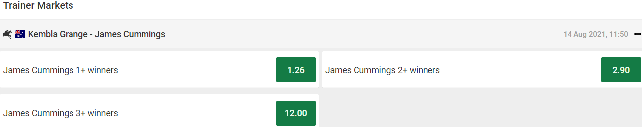 James Cummings Extras